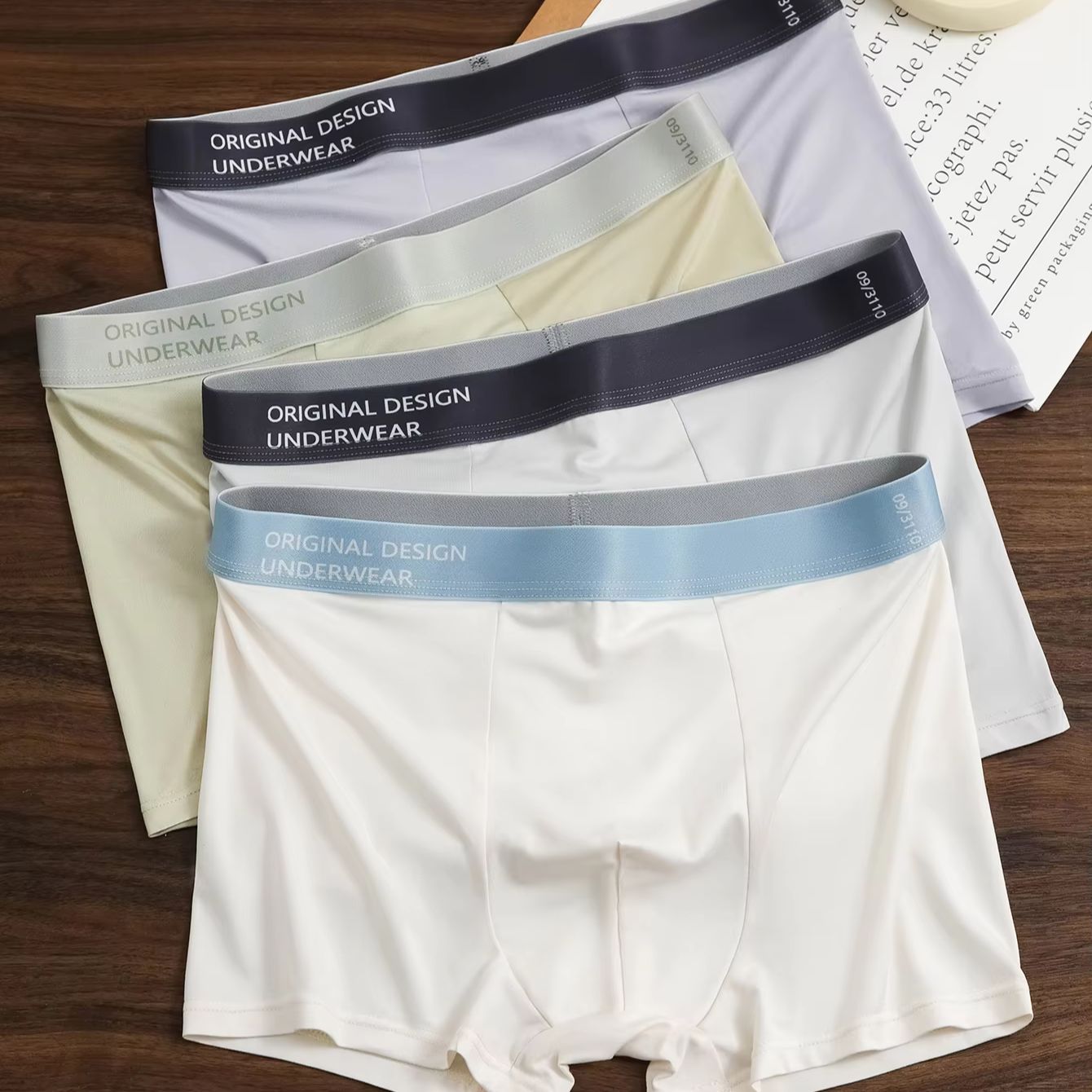 Multi Pack Underwear - 4er-Pack Herrenunterwäsche im neuen Stil, weiche,