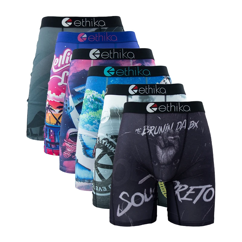 Boxer Shorts Modal - ETHIKA 6Pcs Männer Unterwäsche Boxer Atmungsaktiv