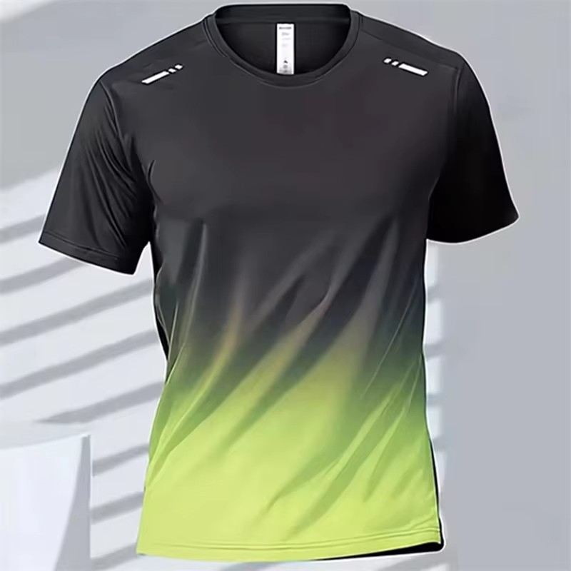 T Shirt Tight Fit - CHRLCK Herren-T-Shirts zum Laufen, schnell trocknend,