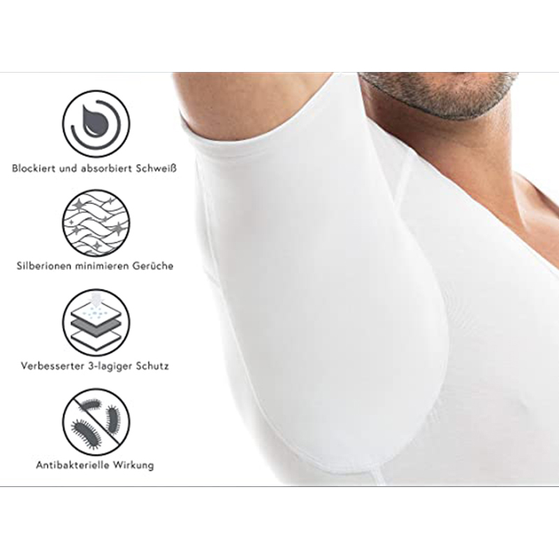 Herren-Unterhemden, Anti-Schwe – Undershirt Crew Neck Bewertung und Preis