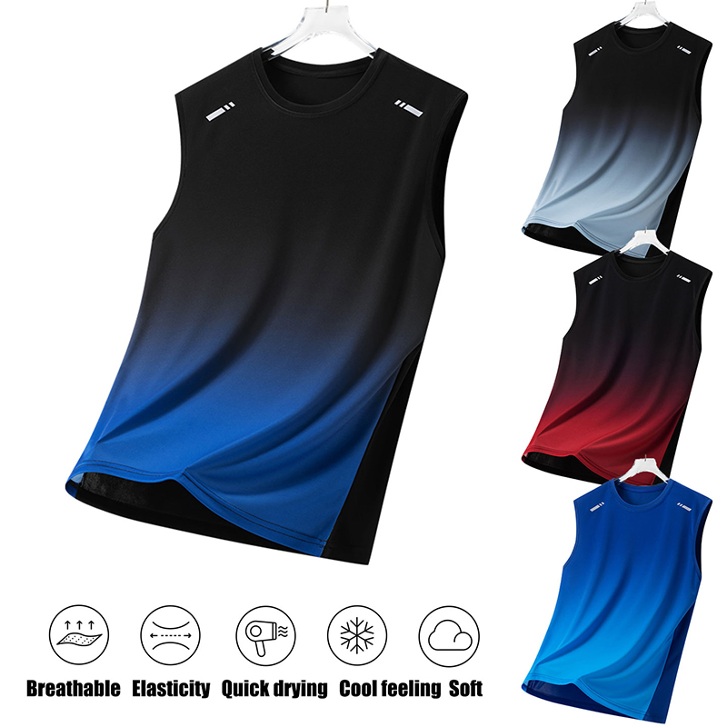 Herren-Sportweste mit Farbverl – Sleeveless Undershirt Bewertung und Preis